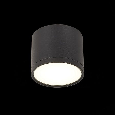 Светильник потолочный Черный LED 1*9W 4000K 702Lm Ra>90 120° IP20 D88xH75 170-240V ST113.442.09 - фото