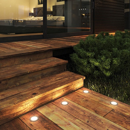 Подсветка для лестниц и дорожек MRL LED 1108 алюминий Elektrostandard - фото