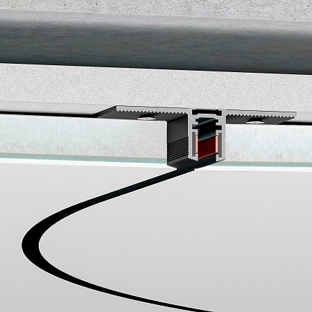 Mini Magnetic Шинопровод под ГКЛ 12,5мм черный Ø900 85220/00 Elektrostandard - фото