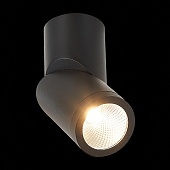 Светильник потолочный Черный LED 1*10W 4000K 800Lm Ra&gt;90 38° IP44 D62xH151 165-265V ST650.442.10