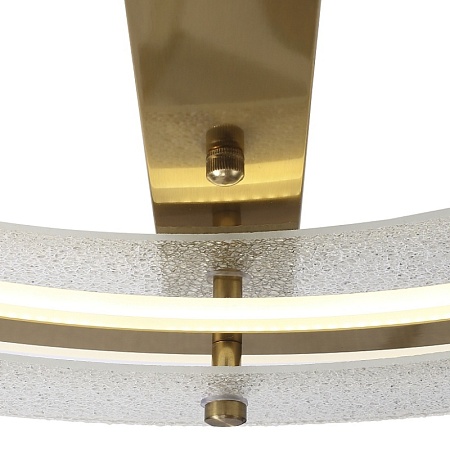 Светильник потолочный ST-Luce золотистый/Прозрачный LED 1*40W 4000K SL6245.212.01 - фото