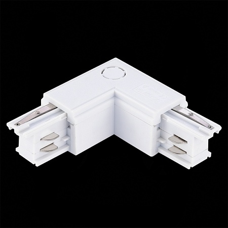 Угловой токоподвод левый для трехфазного шинопровода ST-Luce Белый ST030.509.15L - фото