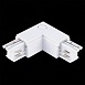 Угловой токоподвод левый для трехфазного шинопровода ST-Luce Белый ST030.509.15L - фото