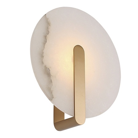 Светильник настенный ST-Luce латунь/алебастр LED 1*5W 3000K SL1195.301.01 - фото