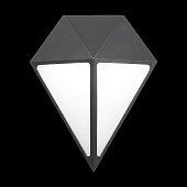 Светильник уличный настенный ST-Luce Черный/Белый,Черный LED 1*12W 4000K SL9500.441.01