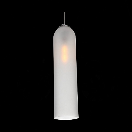 Светильник подвесной ST-Luce Хром/Белый E27 1*60W SL1145.153.01 - фото
