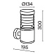 Настенный светильник (бра) Outdoor Spir O439WL-L12GF3K - фото