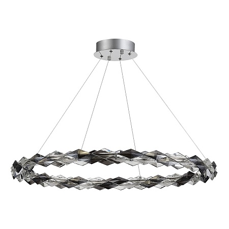 Люстра подвесная ST-Luce Хром/Прозрачно-Дымчатый LED 1*30W 3000K SL6009.113.01 - фото