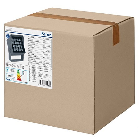 Светодиодный светильник ландшафтно-архитектурный Feron LL-897  AC220-240 25W 6400K IP66 квадрат - фото