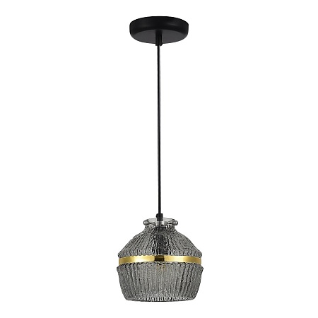 Светильник подвесной ST-Luce Черный/Дымчатый E27 1*40W SL1661.413.01 - фото