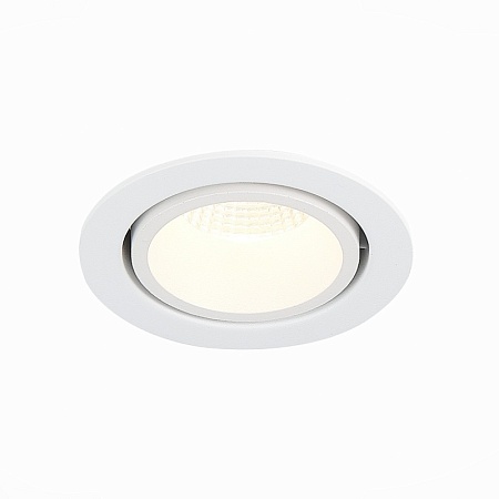 Св-к встр. Белый LED 1*10W 4000K 750Lm Ra>90 38° IP20 D102xH85 170-240V ST705.548.10 - фото