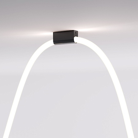 Накладные крепления для круглого гибкого неона Full light черный FL 28100 Elektrostandard - фото