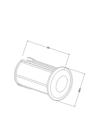 Встраиваемый светильник Outdoor Flash O044DL-L1S3K3 - фото