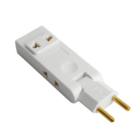 Разветвитель сетевой 4-местный б/з STEKKER ADP10-24-21, 250В, 10A, белый - фото