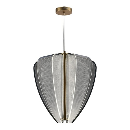 Светильник подвесной ST-Luce Золотистый/Прозрачный LED 1*75W 4000K SL6509.213.01 - фото