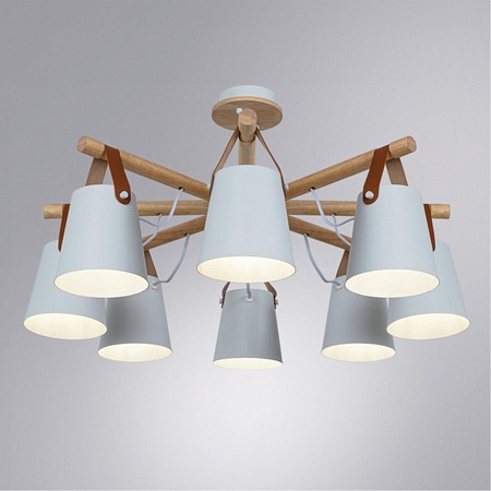 Потолочная люстра Arte Lamp THOMAS A7032PL-8WH - фото