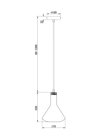 Подвесной светильник Freya Lizia FR8010PL-01GB - фото