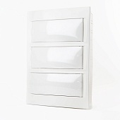 Бокс встраиваемый STEKKER EBX50-2/36-40 36 модулей, белый, пластик, серия Standart