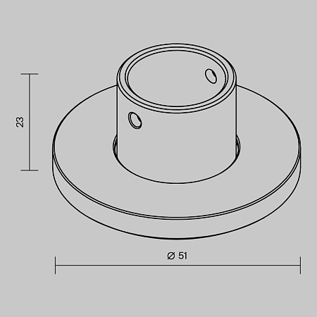 Комплектующие для накладной трековой системы Technical TRA184BC-R-11B - фото