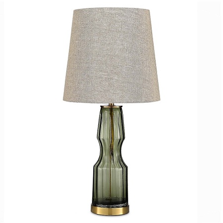 Прикроватная лампа ST-Luce Оливковый, Латунь/Серый E27 1*40W SL1005.904.01 - фото