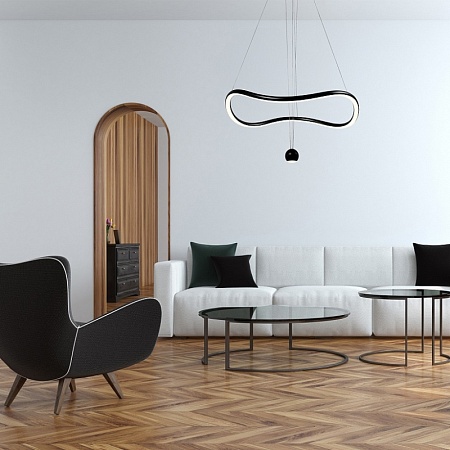 Светильник подвесной ST-Luce Черный/Черный, Белый LED 1*35W 3000K SL6209.403.35 - фото