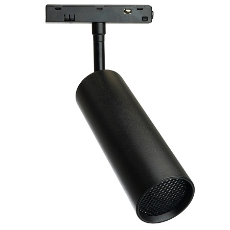 Светильник светодиодный Feron MGN308 трековый низковольтный 12W, 960 Lm, 4000К, 35 градусов, черный с антибликовой решеткой - фото