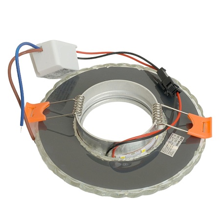 Светильник встраиваемый с белой LED подсветкой Feron CD938 потолочный MR16 G5.3 прозрачный - фото