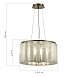 Светильник подвесной ST-Luce Бронза, Прозрачный/Белый алебастр E14 6*40W SL1516.303.06 - фото