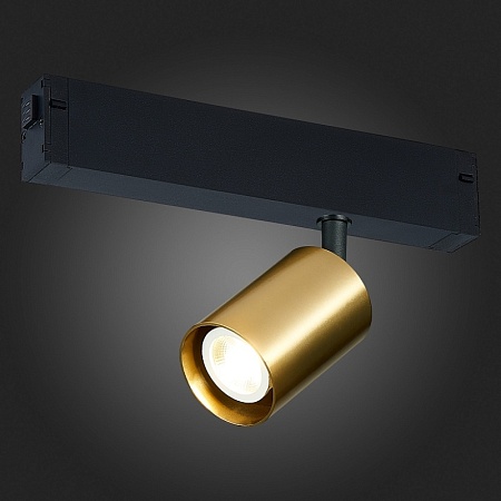 Св-к трек. Золотистый GU10 1*50W IP20 L82xW70xH172 180-240V Без ламп ST505.206.01 - фото