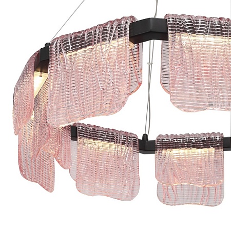 Светильник подвесной ST-Luce черный/розовый LED 1*54W 3000K SL6021.403.54 - фото