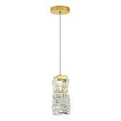 Подвес ST-Luce Золотистый/Прозрачный LED 1*8W SL6010.203.08