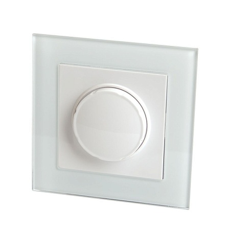 Выключатель диммирующий STEKKER GLS10-7006-01 250В, 500W, серия Катрин, белый - фото