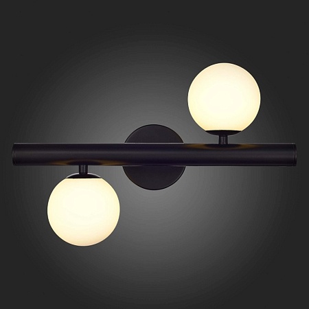 Бра ST-Luce Черный/Белый G9 2*5W SL1185.401.02 - фото