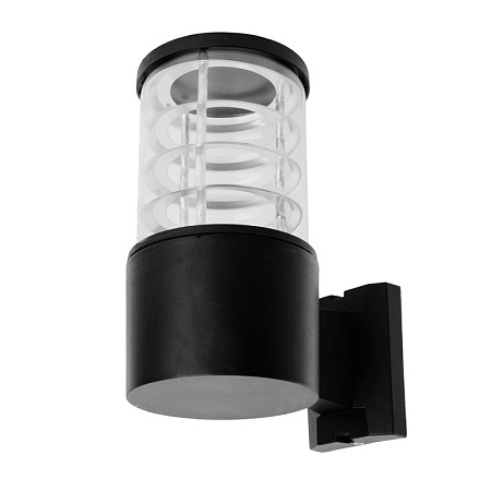 Светильник садово-парковый Feron.ONE DH0801-P, на стену вверх, E27 230V, черный пластик - фото