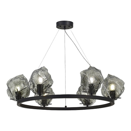 Люстра подвесная ST-Luce Черный/Серо-зеленый E14 6*40W SL1175.403.06 - фото