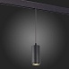 Магнитный трековый светильник подвесной ZOOM Черный LED 1*6W 3000K 667Lm Ra>80 10-60° I ST357.433.06 - фото