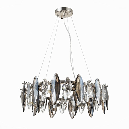 Люстра подвесная ST-Luce Никель/Прозрачный E14 8*40W SL1227.103.08 - фото