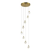 Светильник подвесной ST-Luce Золотистый/Прозрачный LED 8*3W 3000K SL6114.203.08