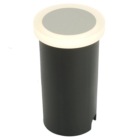 Светодиодный светильник Feron LN010 встраиваемый 1W 3000K, IP67, белый матовый/хром - фото