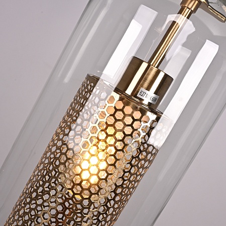 Подвесной Светильник Catch F Cylinder Brass D15 Imperiumloft 186719-26 - фото