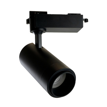 Светодиодный светильник Feron AL137 трековый однофазный на шинопровод 20W 4000K черный, изменяемый угол освещения 15-60град - фото