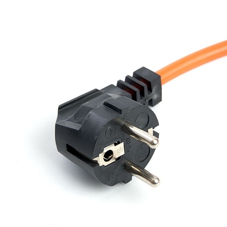 Удлинитель-шнур на рамке 1-местный с/з Stekker, HM04-01-20 (US1), 3*1,0мм2, 20м, 220В, 16А, Home, оранжевый - фото