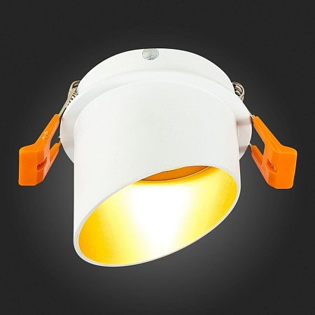 Св-к встр. Белый GU10 1*50W IP20 L68xW68xH68 220V Без ламп ST214.508.01 - фото