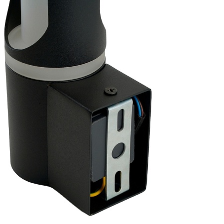 Светильник садово-парковый Feron DH1101 15W, на стену вверх, GU10 230V, черный - фото