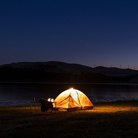 Фонарь налобный FERON TH2310 c аккумулятором 5W, 1500mAh IP44, USB type-C, ABS пластик, резина - фото