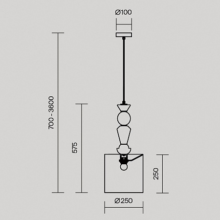Подвесной светильник Maytoni Comforty MOD298PL-01W2 - фото