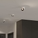 Накладной светодиодный светильник Glide белый/черный 25100/LED Elektrostandard - фото