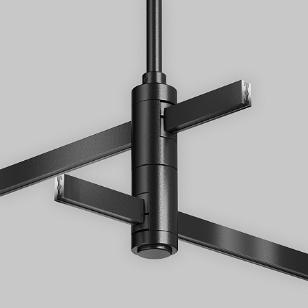 Крепление потолочное Long двойное 700мм Flarity черный - фото