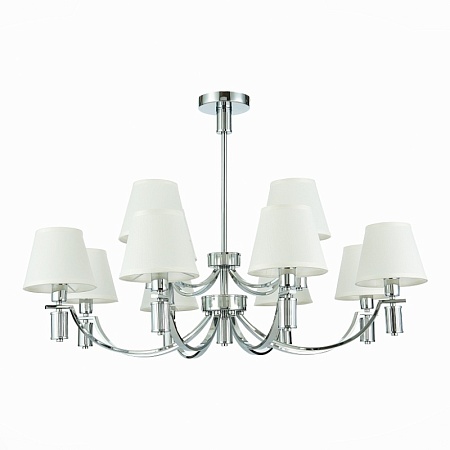 Светильник подвесной Хром/Белый E14 12*40W SLE111303-12 - фото