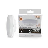 Светодиодная лампа Gauss ELEMENTARY 15W 1020Lm 3000K GX53 83815